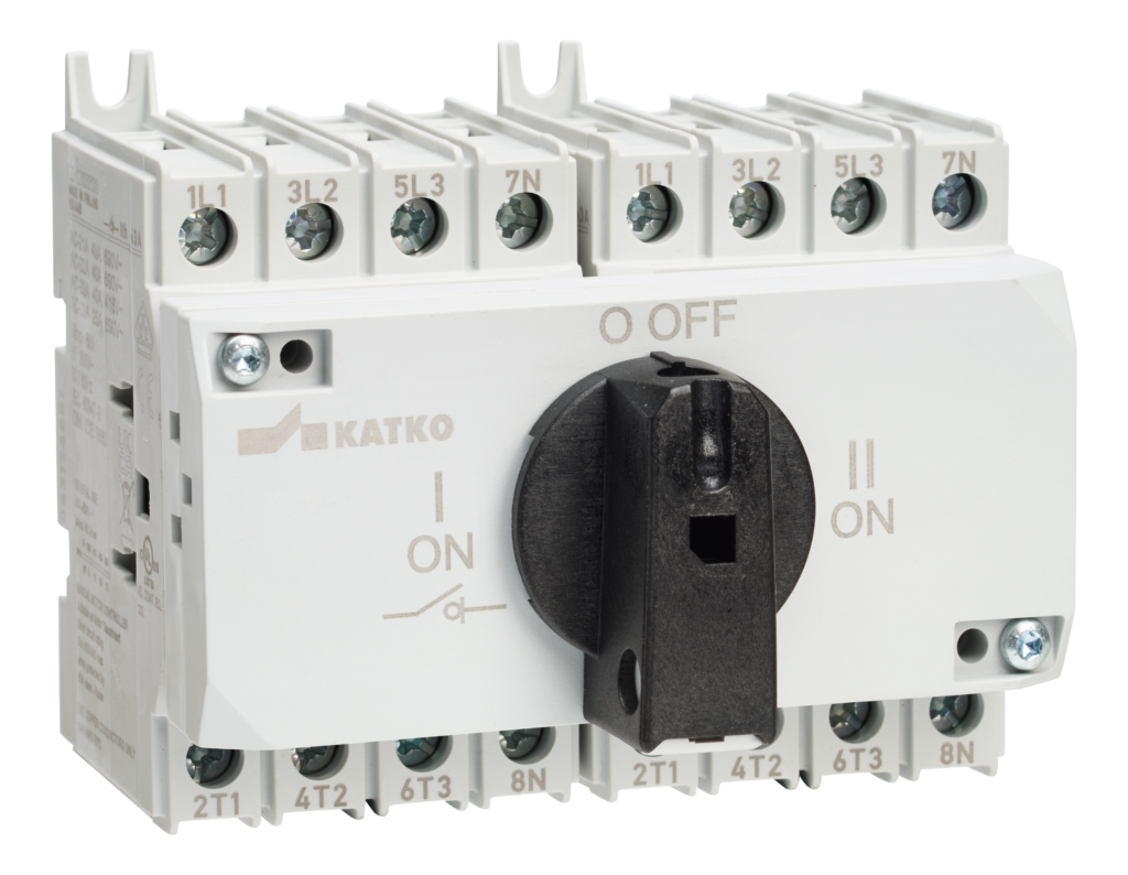 Change-over switch 1-0-2 4x25A