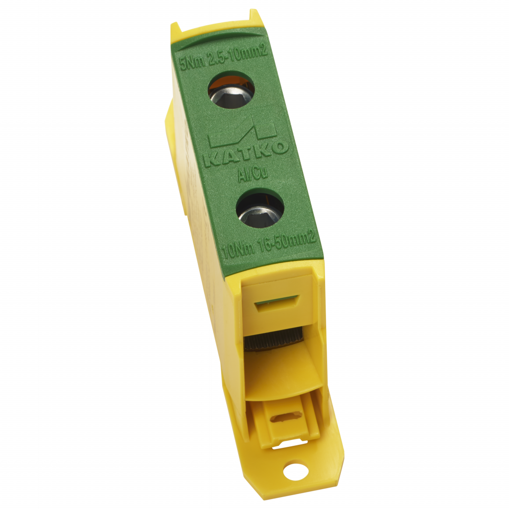 Terminal block KL 1xAl/Cu 2,5-50mm2 Yellow/Green