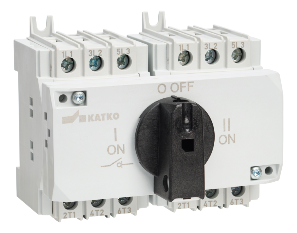 Change-over switch 1-0-2 3x25A