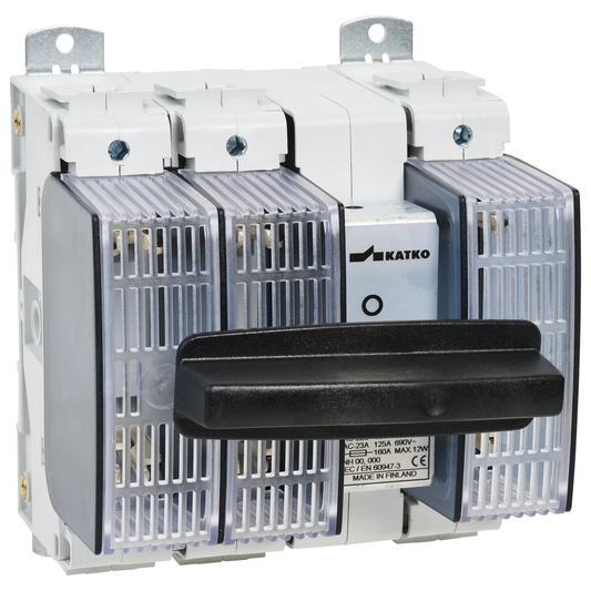 Switch fuse 3x63A DIN 000/00 with direct handle