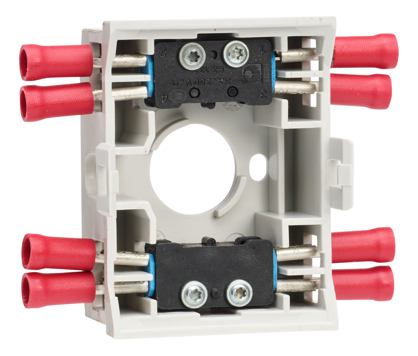 Frontplate with auxiliary contacts 1NO+1NC