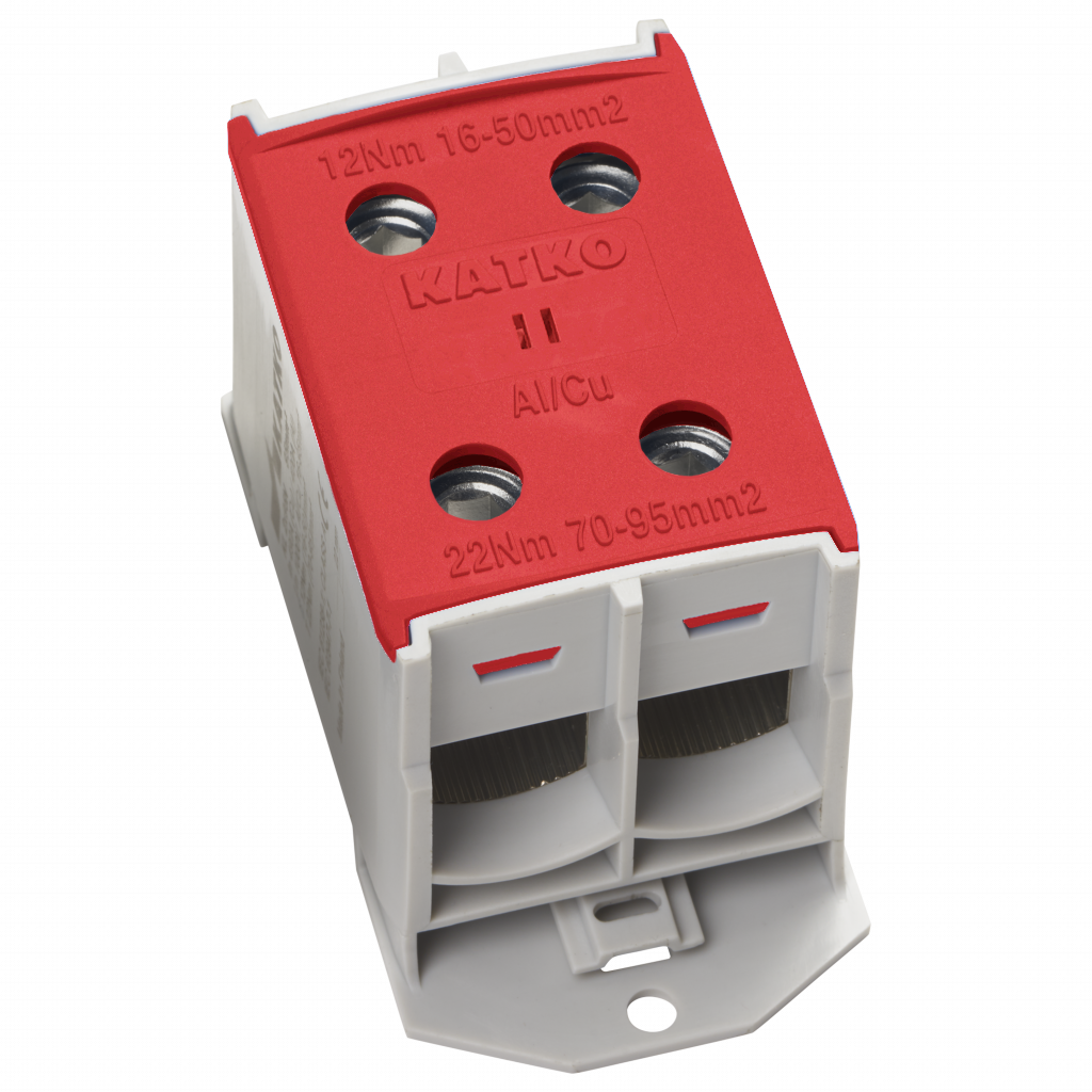 Terminal block KL 2xAl/Cu 6-95mm2 Red