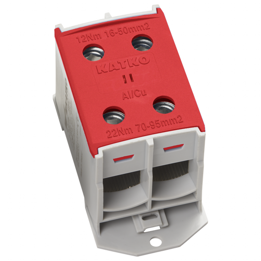 Terminal block KL 2xAl/Cu 6-95mm2 Red