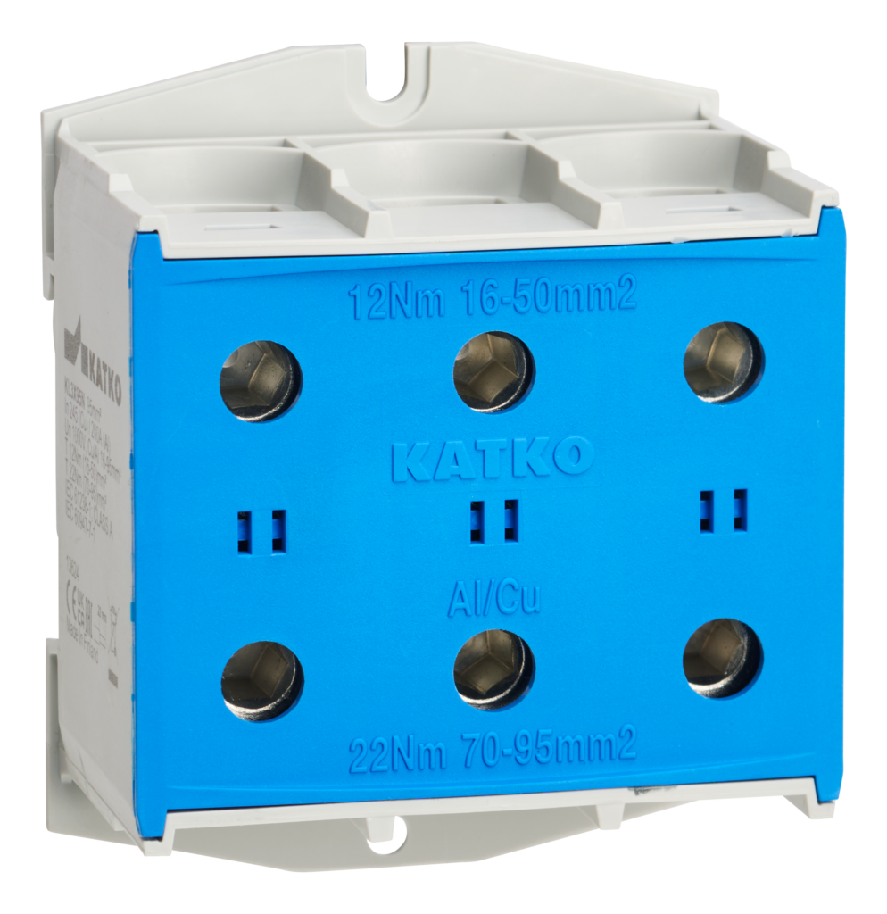Terminal block KL 3xAl/Cu 6-95mm2 Blue