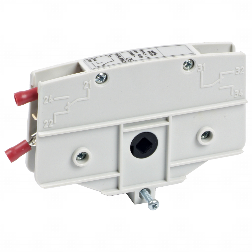 Auxiliary contact 2NO/2NC gold plated contacts