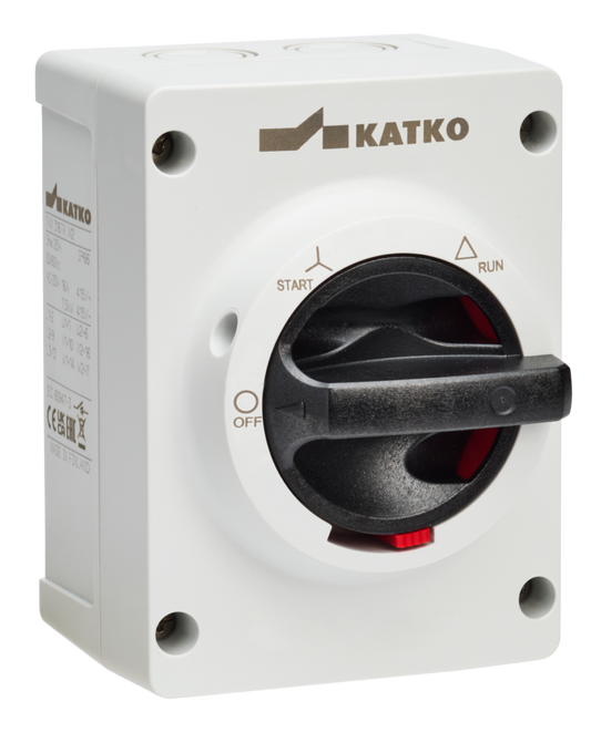 Star delta switch 3x25A IP66