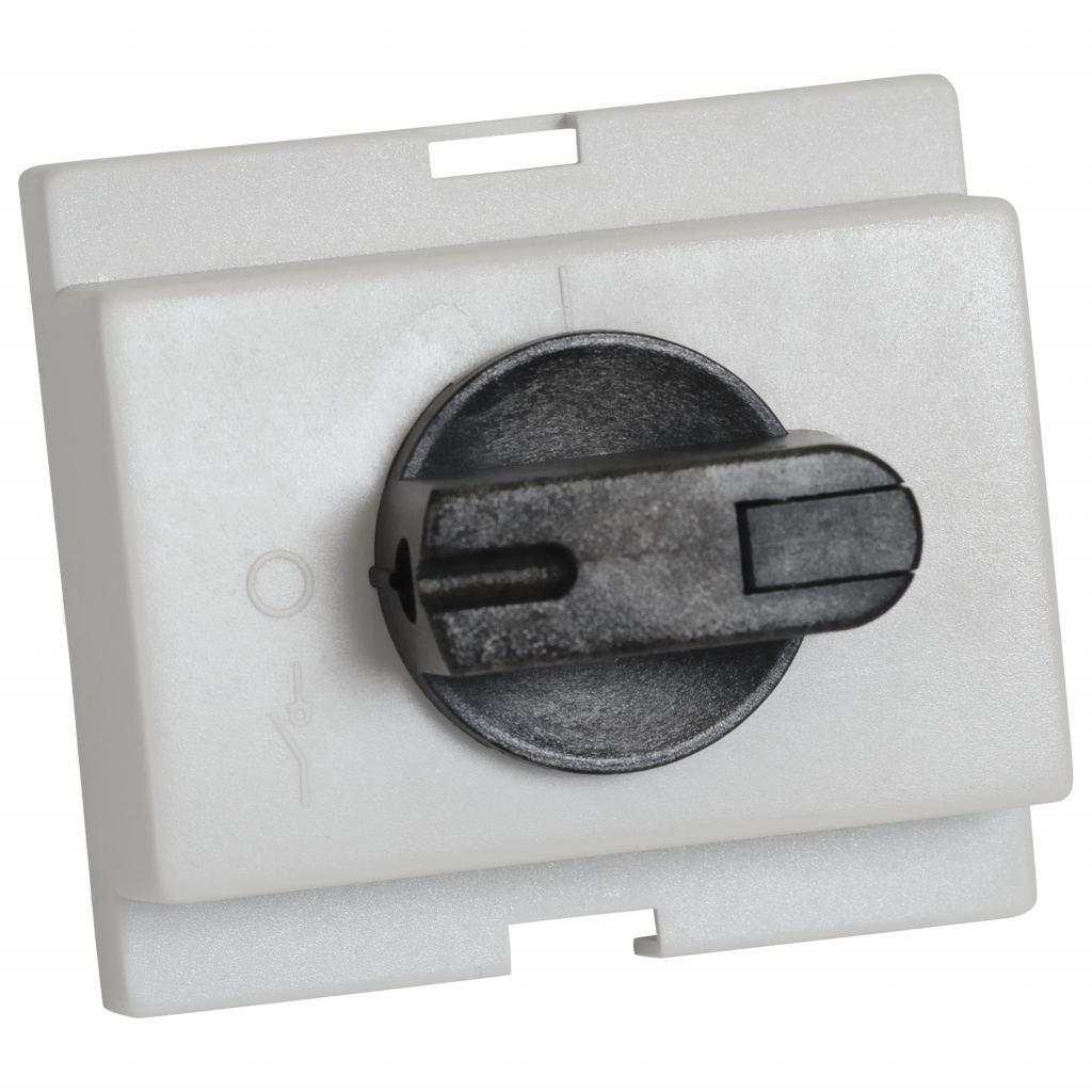 Front plate for 4P switches