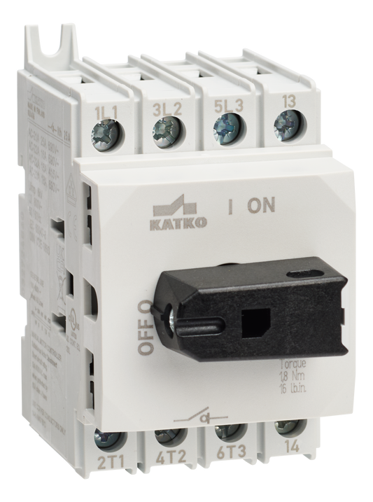 Load break switch 3x16A 1NO UL-listed