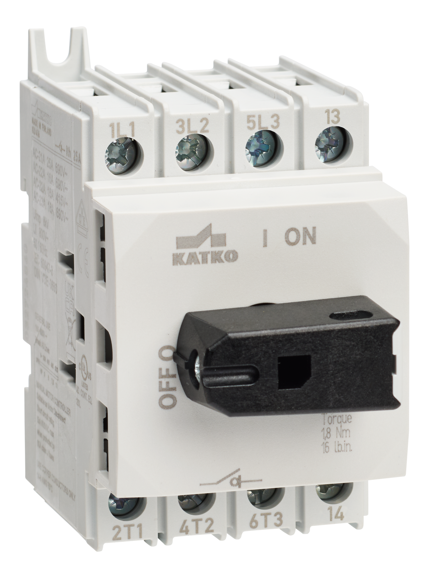 Load break switch 3x40A 1NO UL-listed