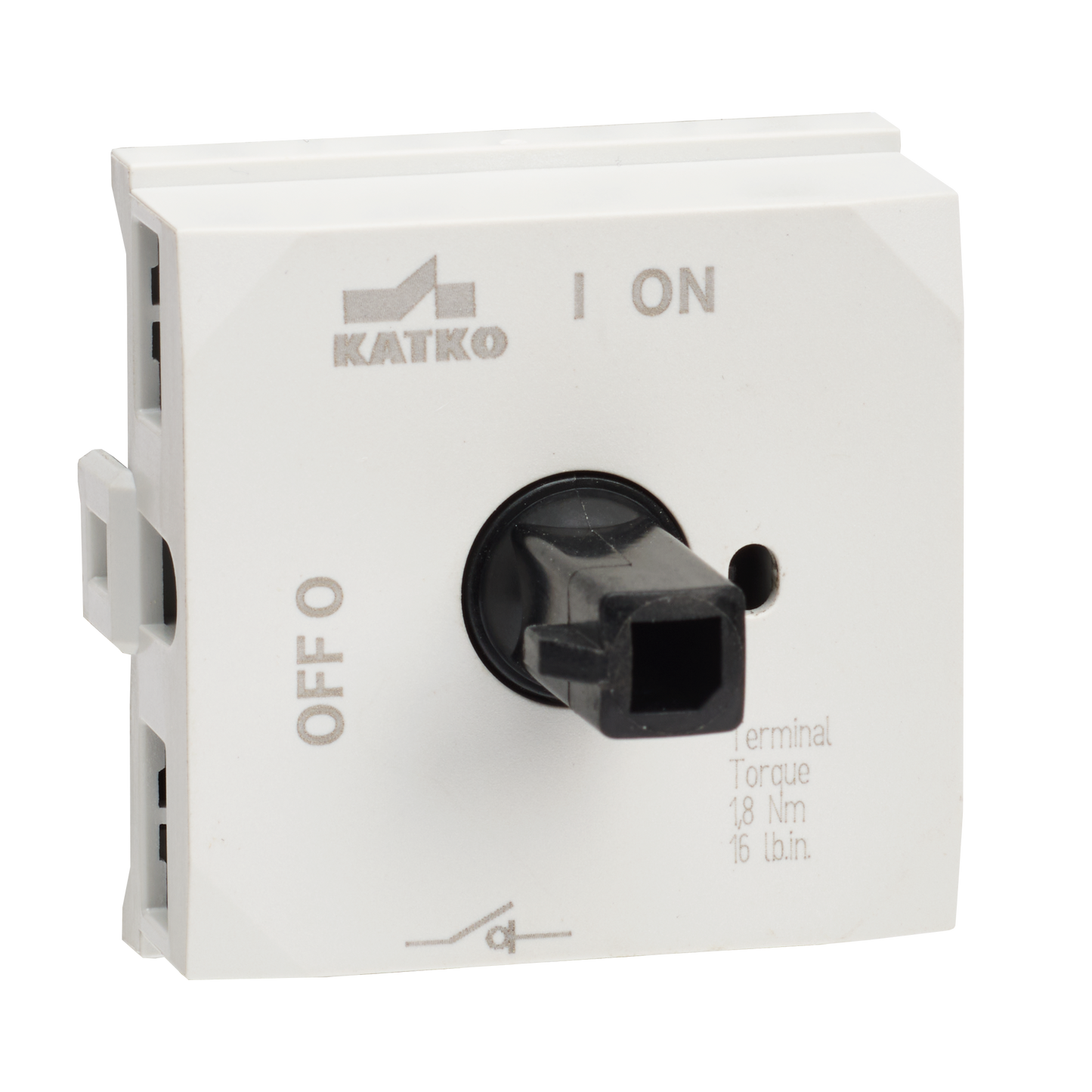 Front plate for 4P switches