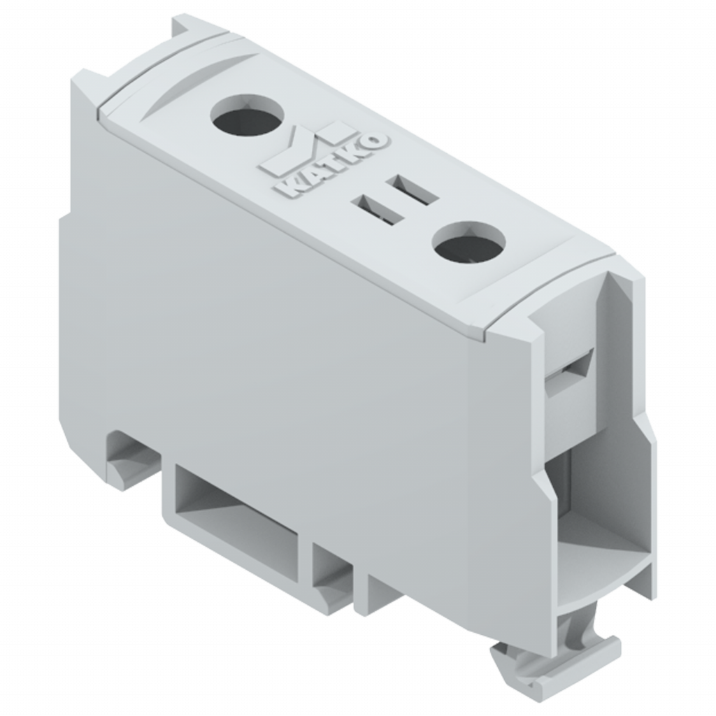 Terminal block KL 1xAl/Cu 1,5-16mm2 Grey