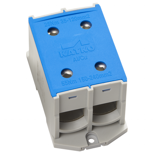 Terminal block KL 2xAl/Cu 35-240mm2 Blue