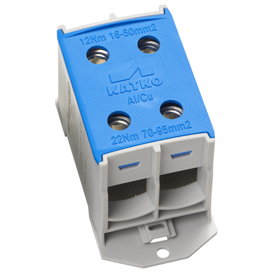 Terminal block KL 2xAl/Cu 6-95mm2 Blue
