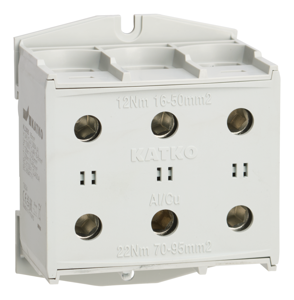 Terminal block KL 3xAl/Cu 6-95mm2 Grey