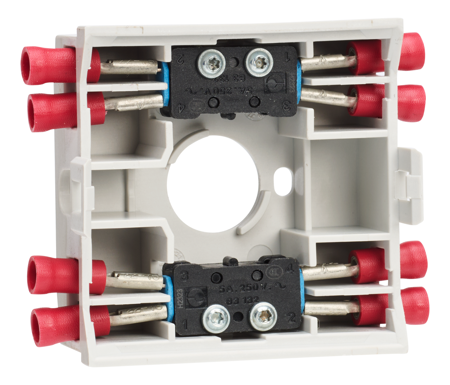 Frontplate with auxiliary contacts 2NO+2NC