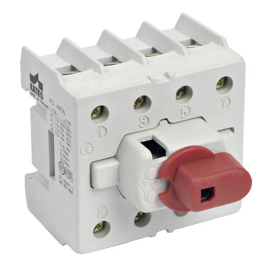 Load break switch 4x80A with frontplate
