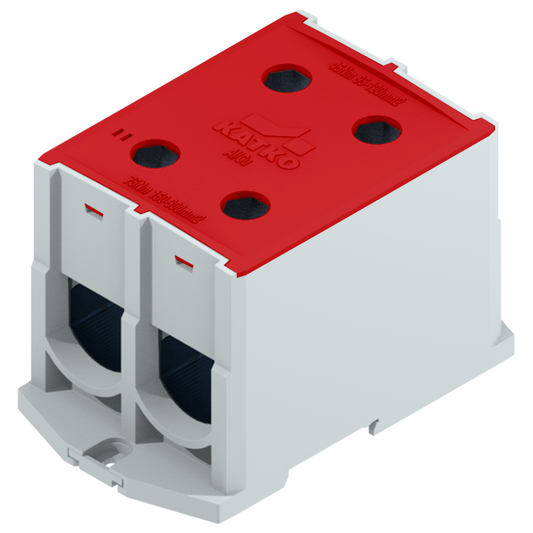 Terminal block KL 2xAl/Cu 95-300mm2 Red