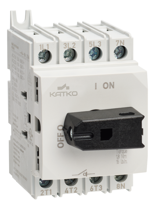 Load break switch 4x25A UL-listed