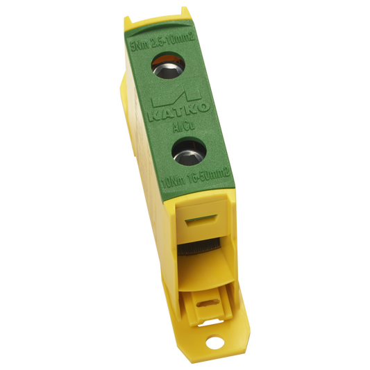 Terminal block KL 1xAl/Cu 2,5-50mm2 Yellow/Green