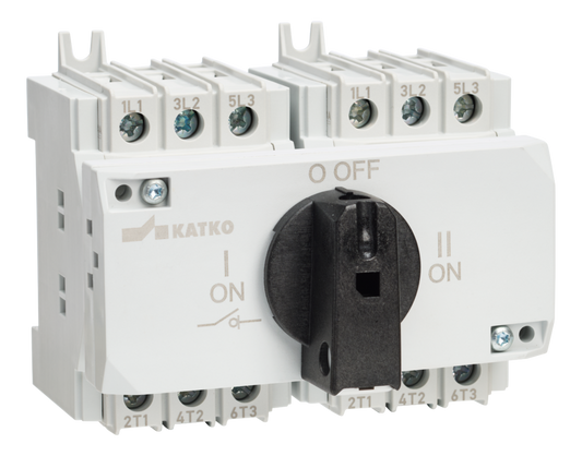 Change-over switch 1-0-2 3x25A