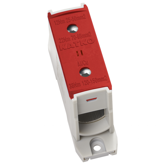 Terminal block KL 1xAl/Cu 25-150mm2 Red