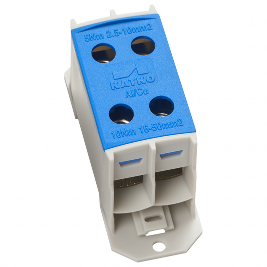 Terminal block KL 2xAl/Cu 2,5-50mm2 Blue