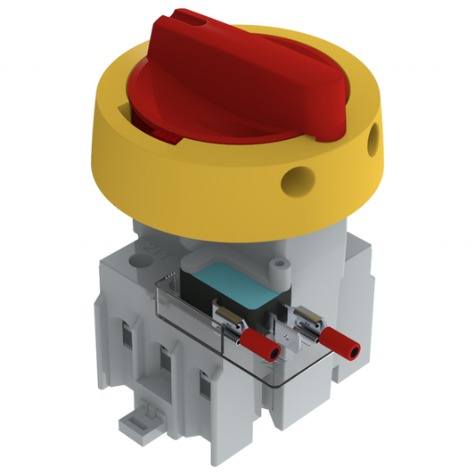 Door mounting kit yellow/red